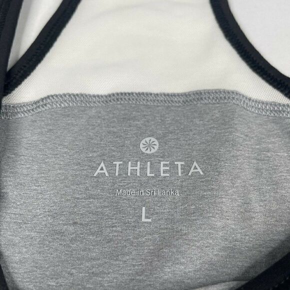 Athleta Chi Mesh Racerback Tank Gray - Picture 2 of 5